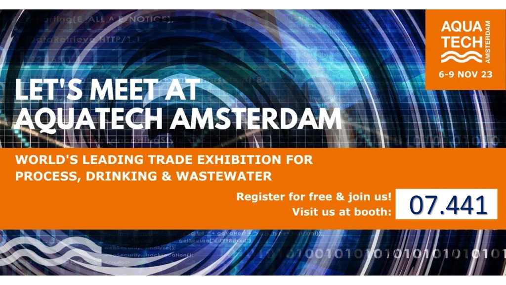 rqmicro at Aquatech Amsterdam 2023 make water safe